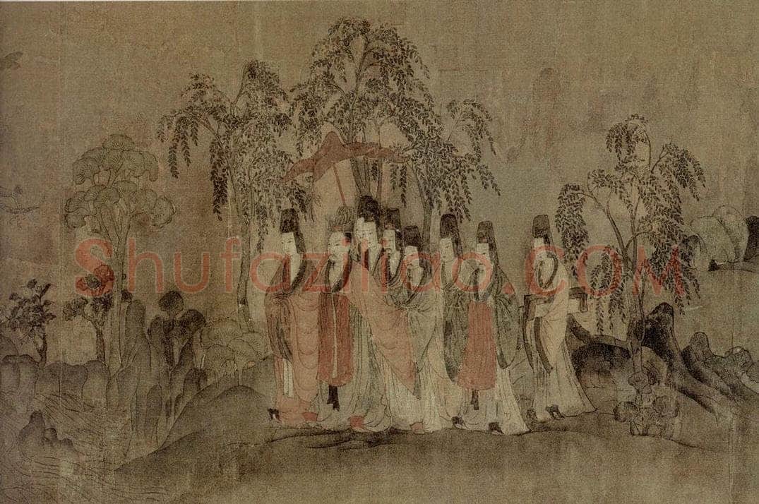 东晋 顾恺之 《洛神赋图卷》 书画作品