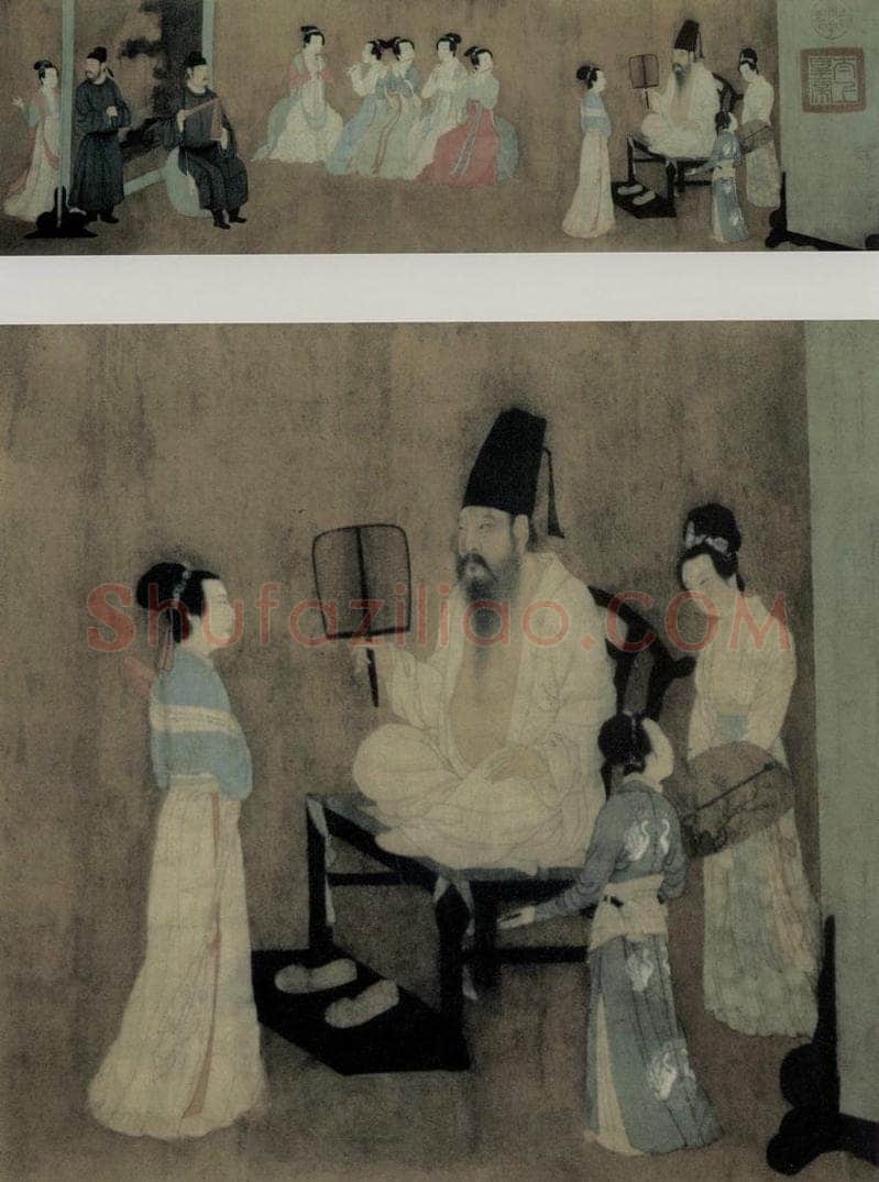 五代南唐 顾闳中 《韩熙载夜宴图》 书画作品