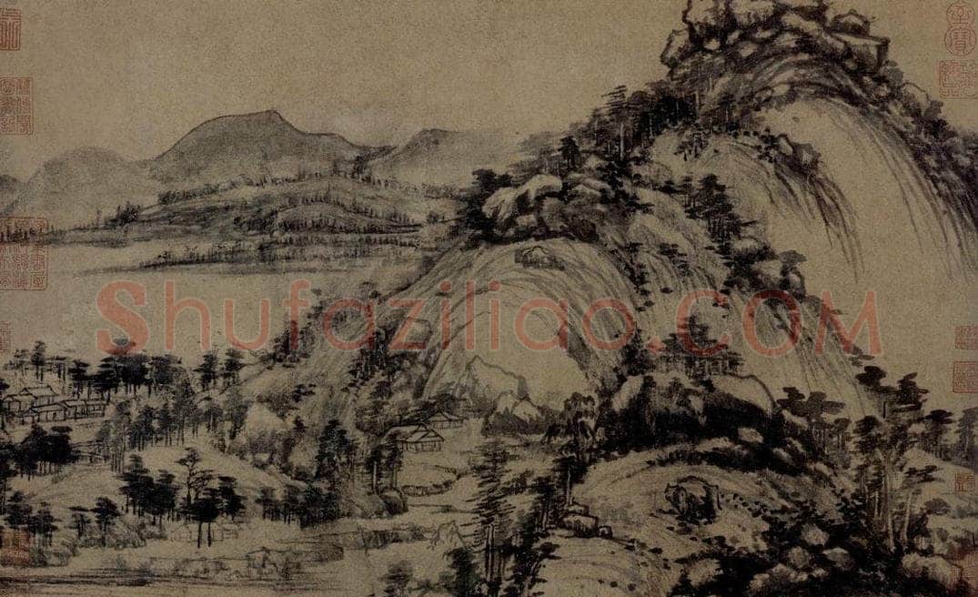 元 黄公望 《富春山居圖卷》(剩山圖) 书画作品