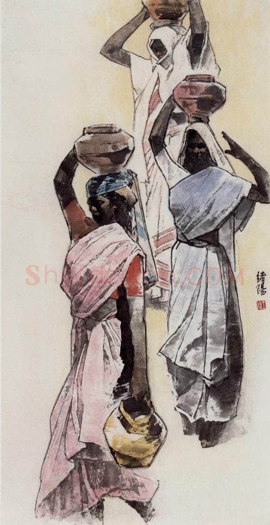 2006年 王绪阳 《珍贵的水》 书画作品