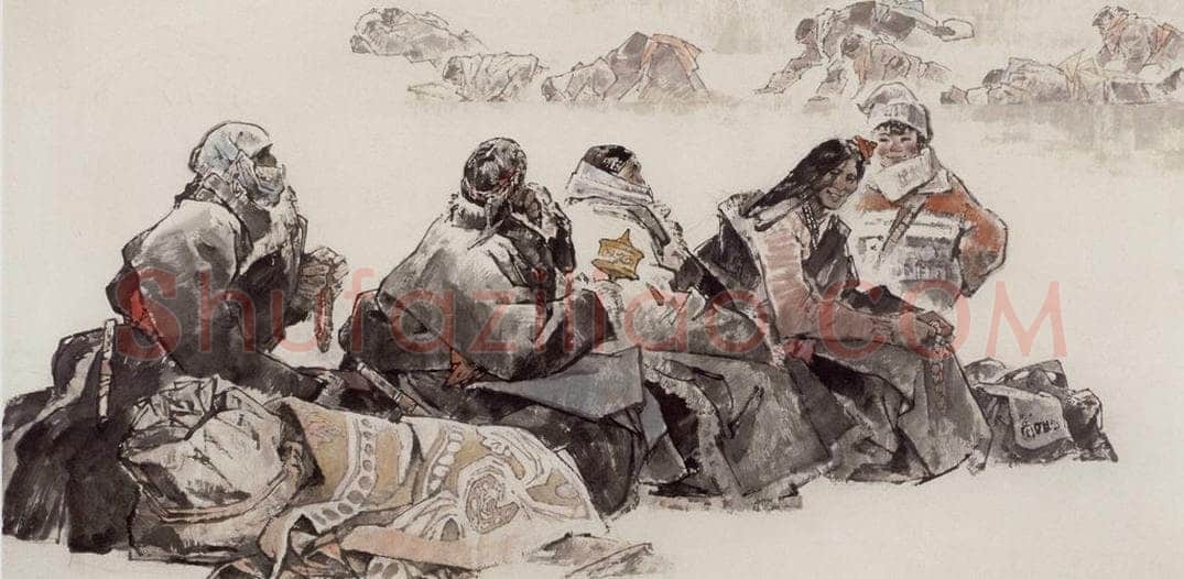 2005年 王绪阳 《祈福》 书画作品