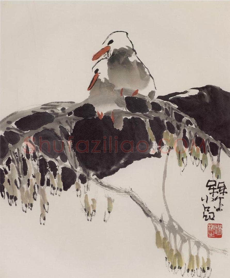 1985年 赵梅生 《花卉小品》 书画作品