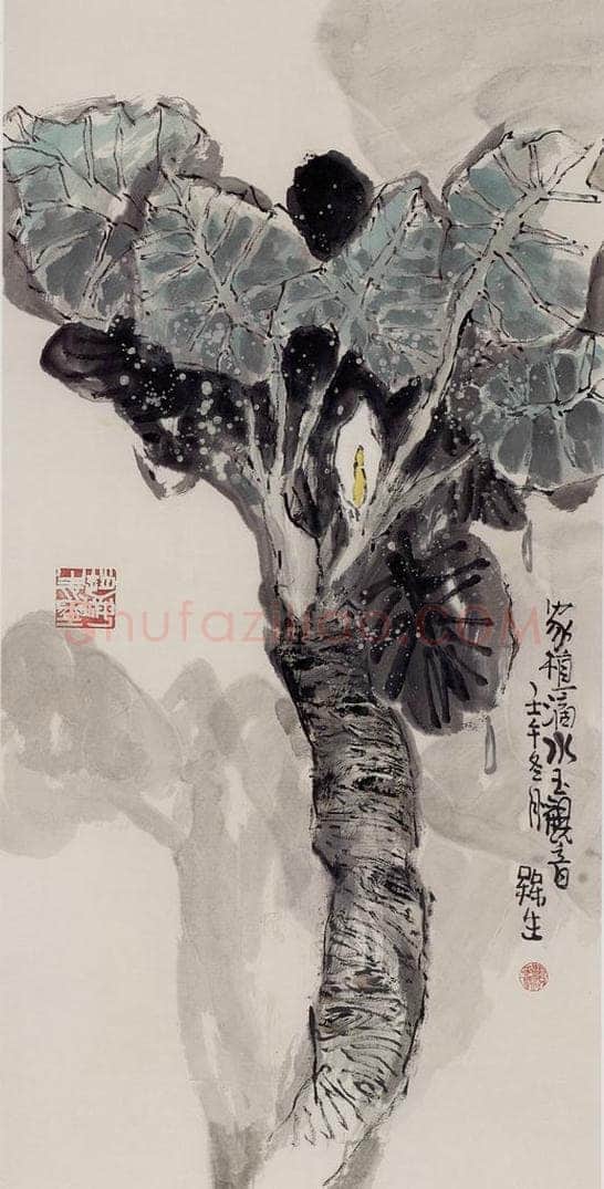 2002年 赵梅生 《滴水玉观音》 书画作品