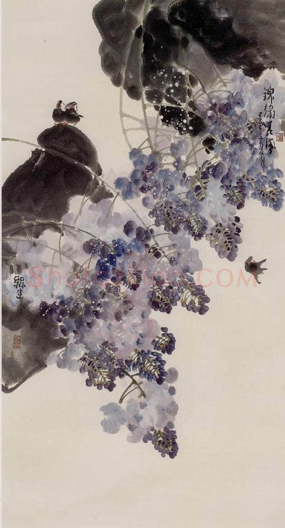 2003年 赵梅生 《锦绣春风》 书画作品
