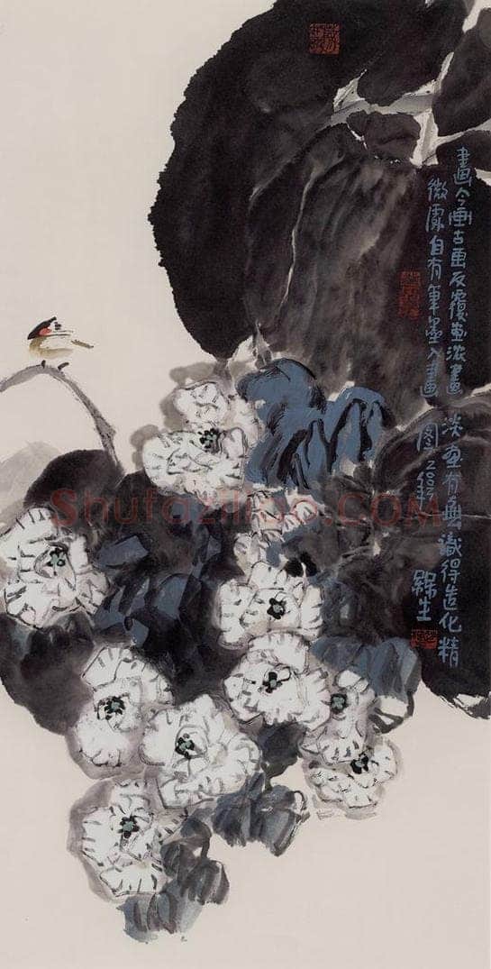 2003年 赵梅生 《芙蓉》 书画作品