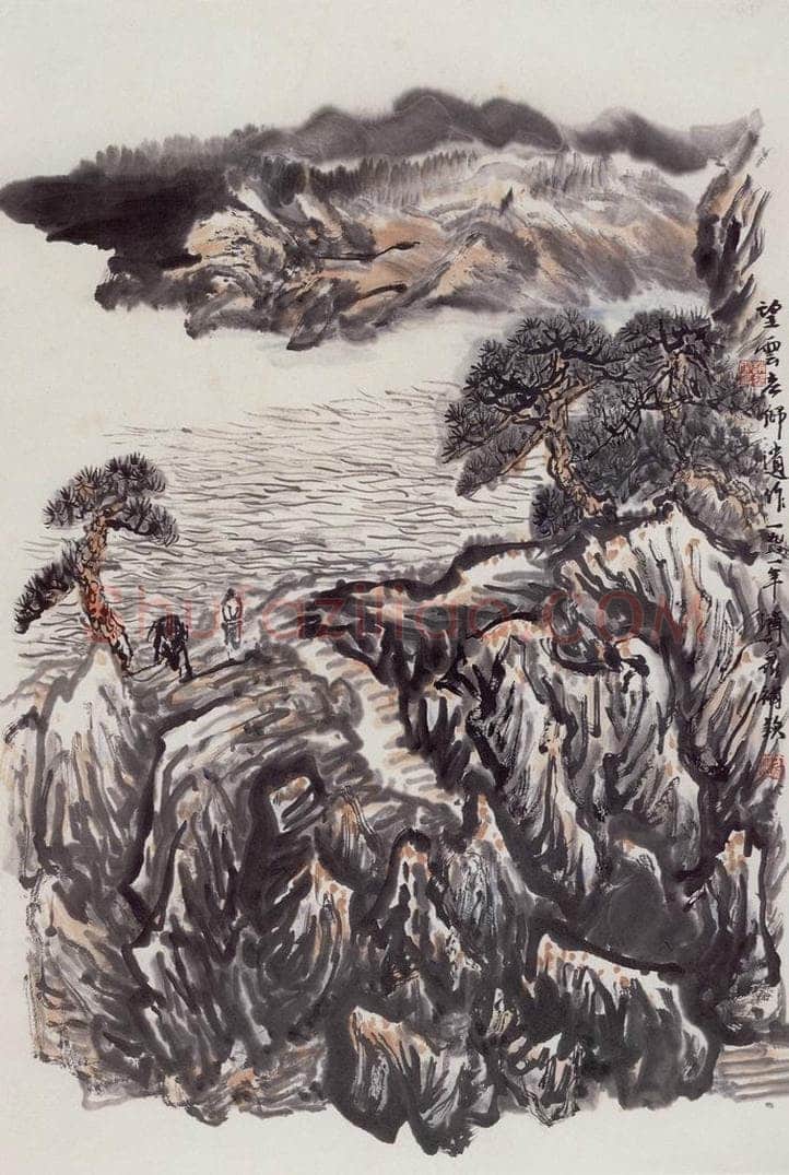 1973年 赵望云 《平湖秋月》 书画作品