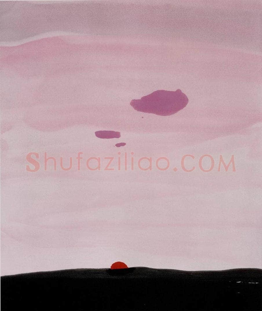 2006年 吴冠中 紫云 书画作品