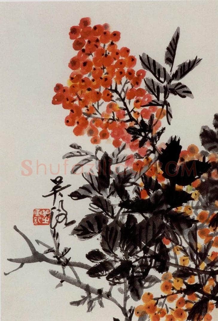  吴茀之 天竺图 书画作品