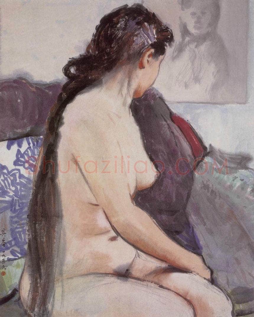 1956年 宗其香 《人体》 书画作品