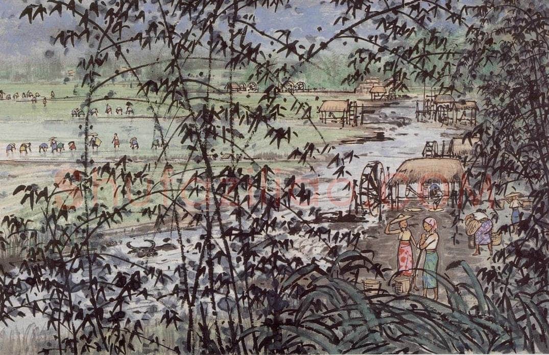 1961年 宗其香 《万千巧手绣边疆》 书画作品
