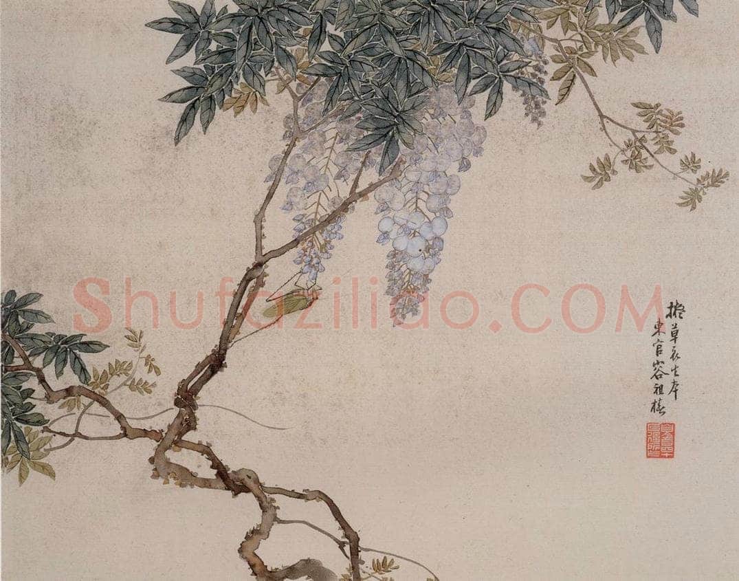  容祖椿 《花卉图册页》 书画作品