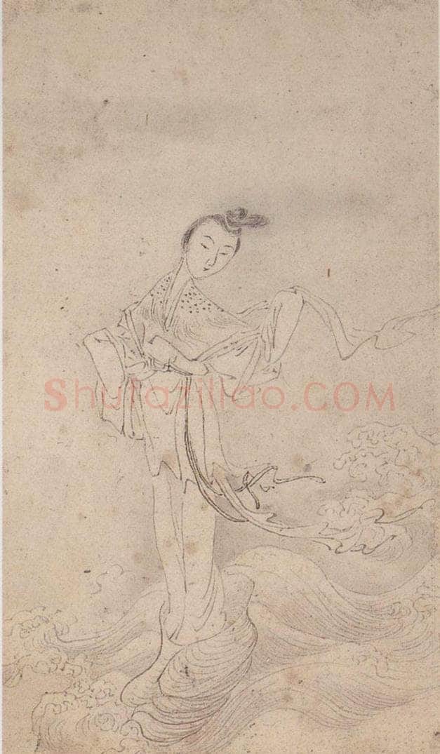  黄般若 《十八美人图册页》 书画作品