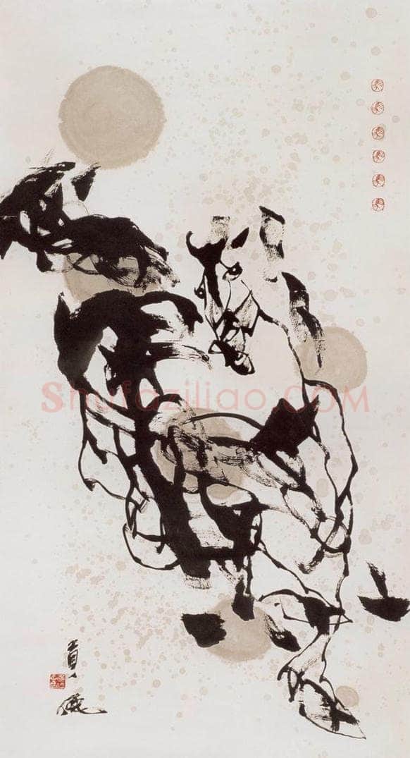 2002年 赵贵德 《望春回》 书画作品