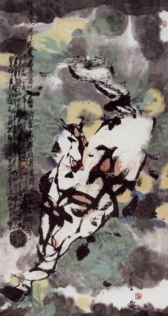 2004年 赵贵德 《还京乐》(附局部) 书画作品