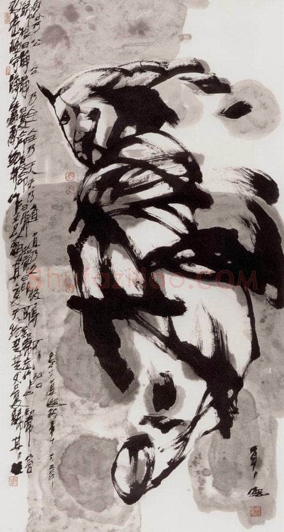 2004年 赵贵德 《还京乐》(附局部) 书画作品