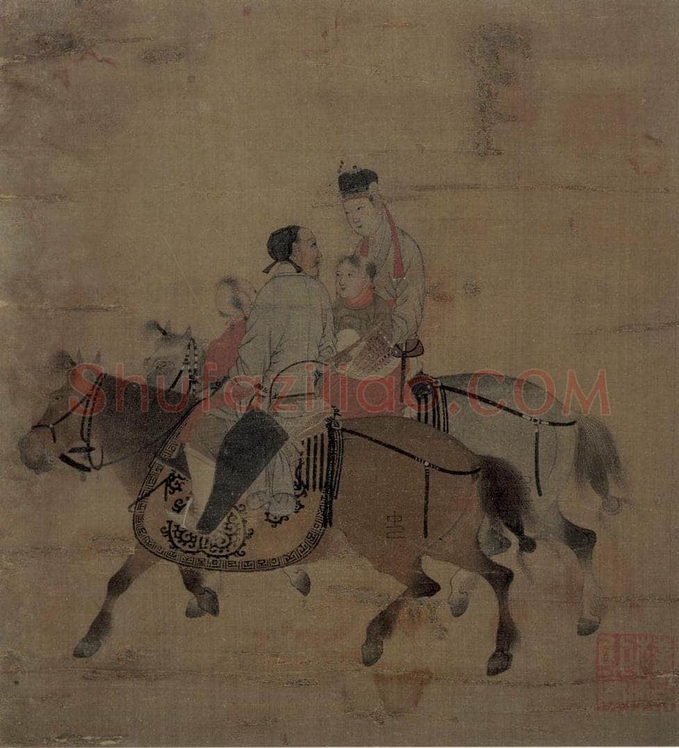 宋 佚名 《文姬图》 书画作品