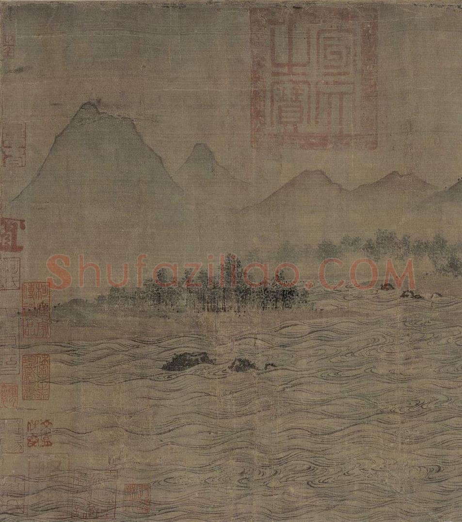 宋 佚名 《赤壁图》 书画作品