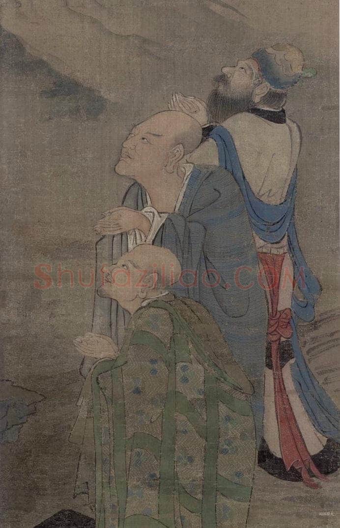 宋 周季常 《五百罗汉图：云中显现》 书画作品