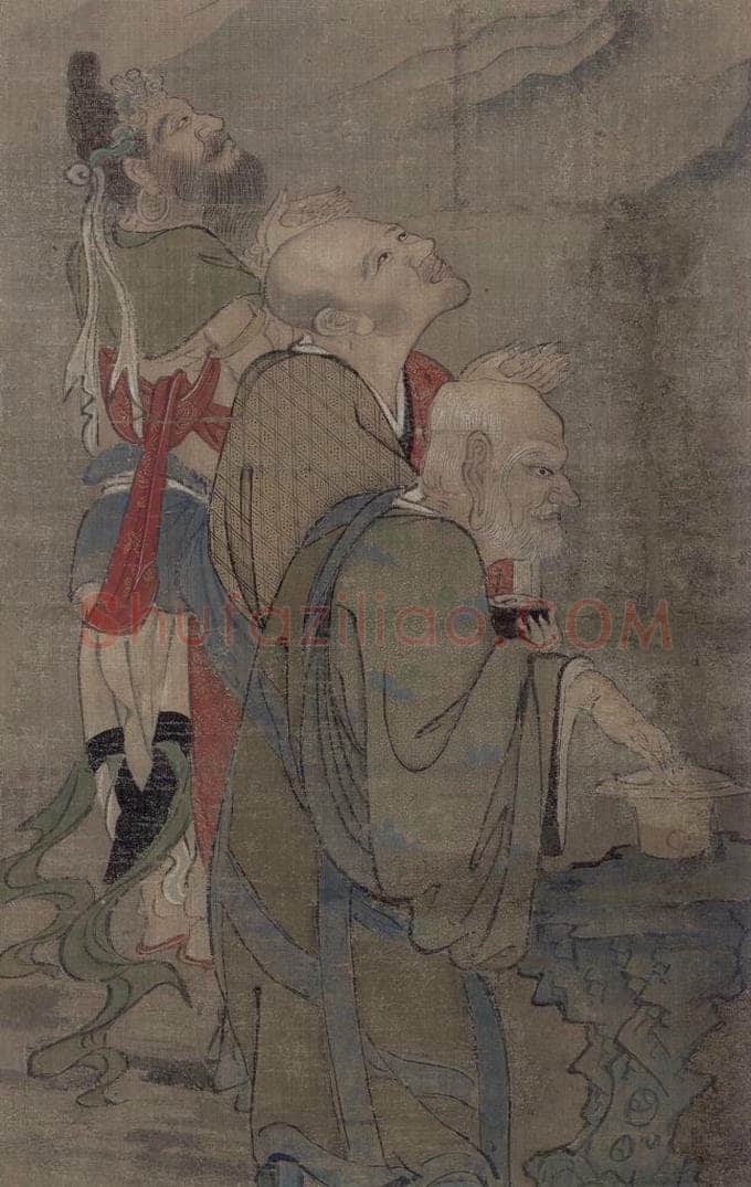 宋 周季常 《五百罗汉图：云中显现》 书画作品