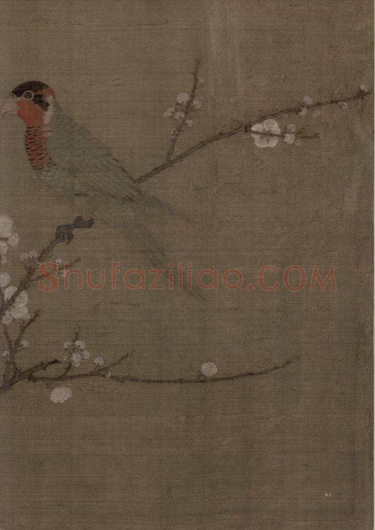 宋 赵佶 《五色鹦鹉图》 书画作品