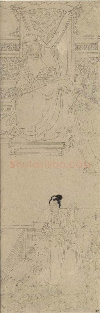 宋 佚名 《道子墨宝：地狱变相图》 书画作品
