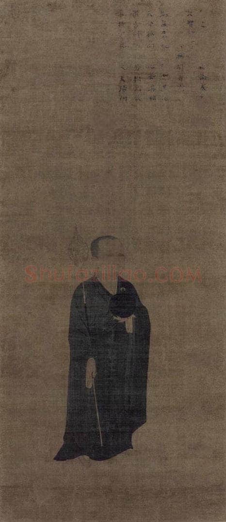 金 佚名 《大智律师像》 书画作品