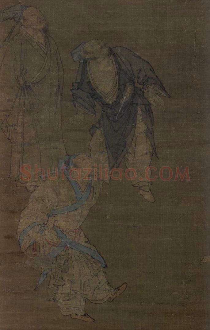宋 马远 《蹴鞠图》 书画作品
