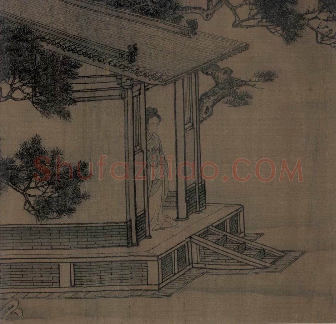 宋 李唐（传） 《晋文公复国图》 书画作品