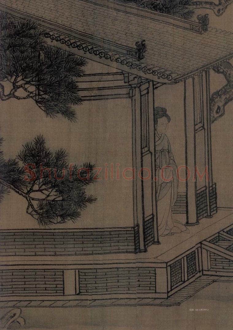 宋 李唐（传） 《晋文公复国图》 书画作品