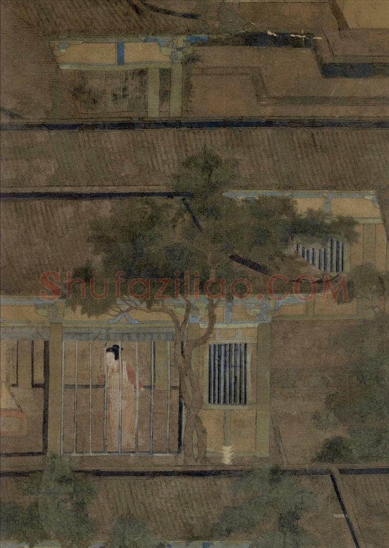 五代 佚名 《乞巧图》 书画作品