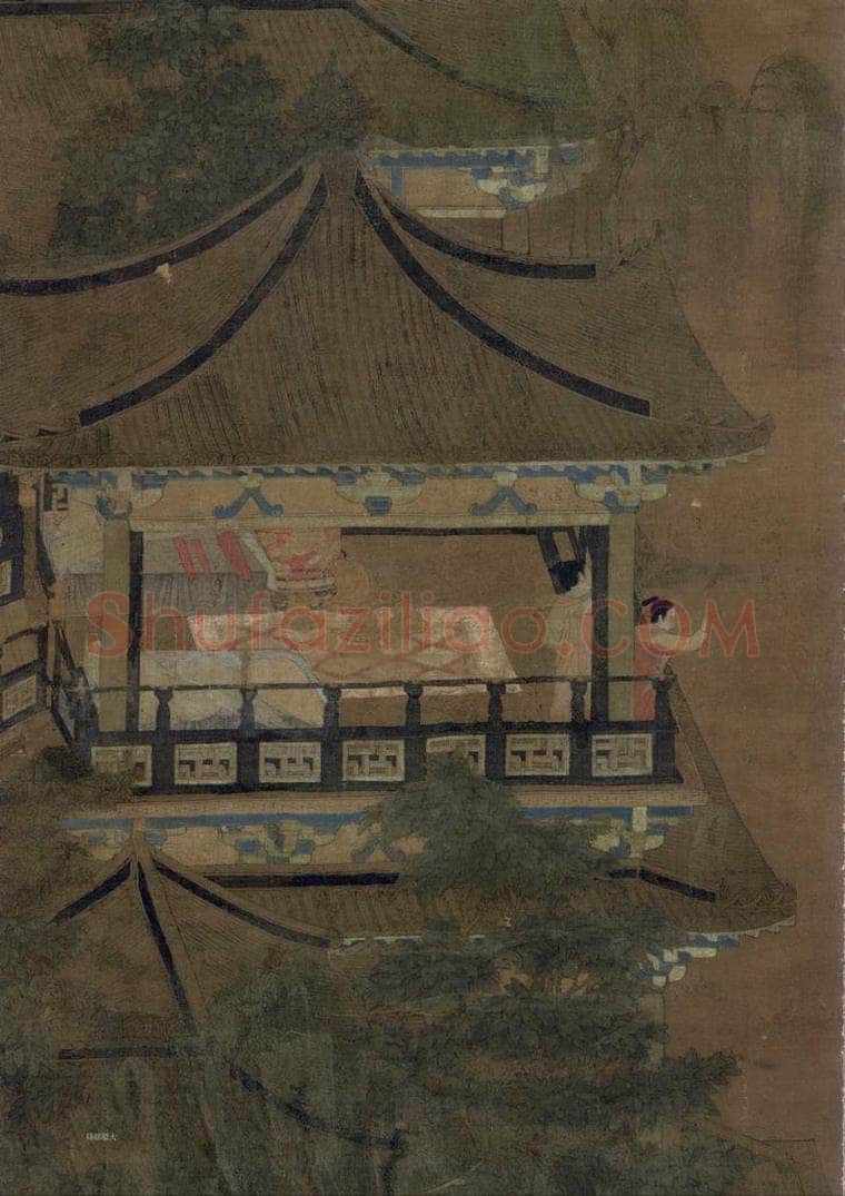 五代 佚名 《乞巧图》 书画作品