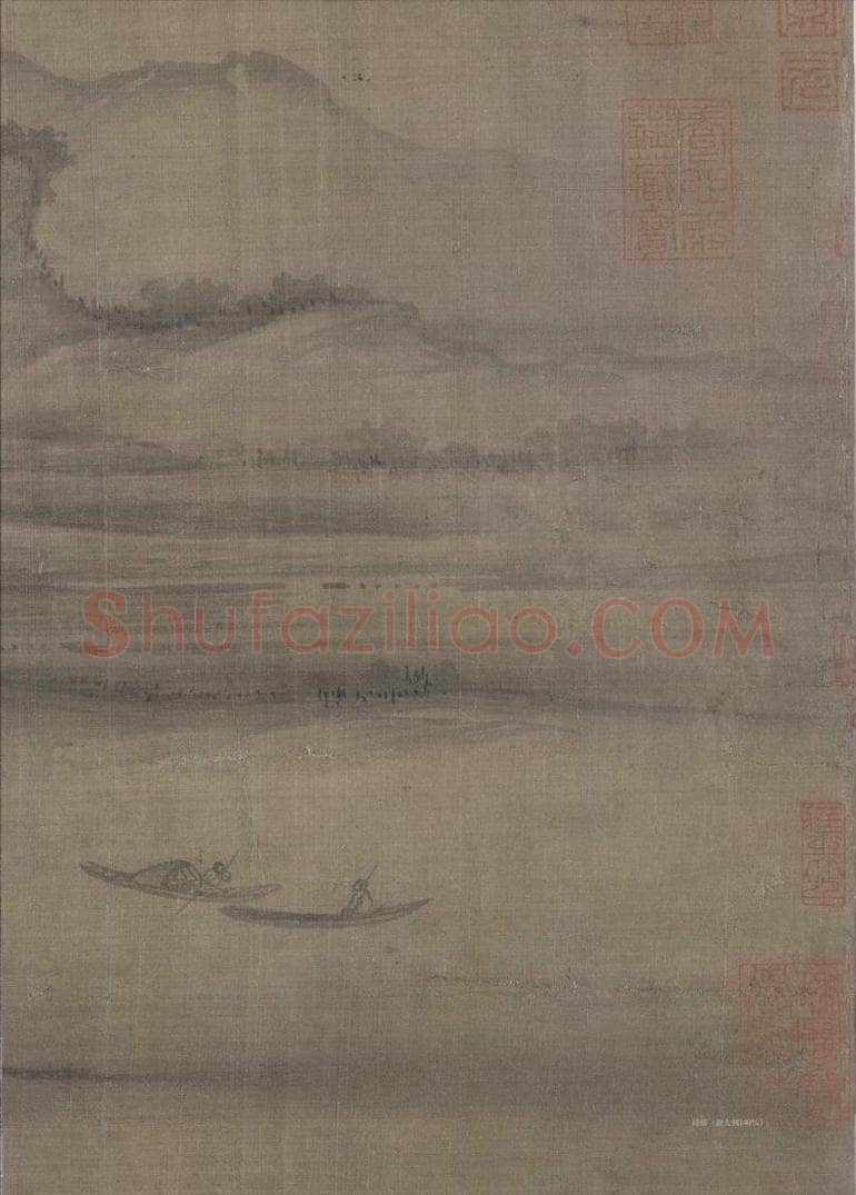 宋 郭熙 《树色平远图》 书画作品