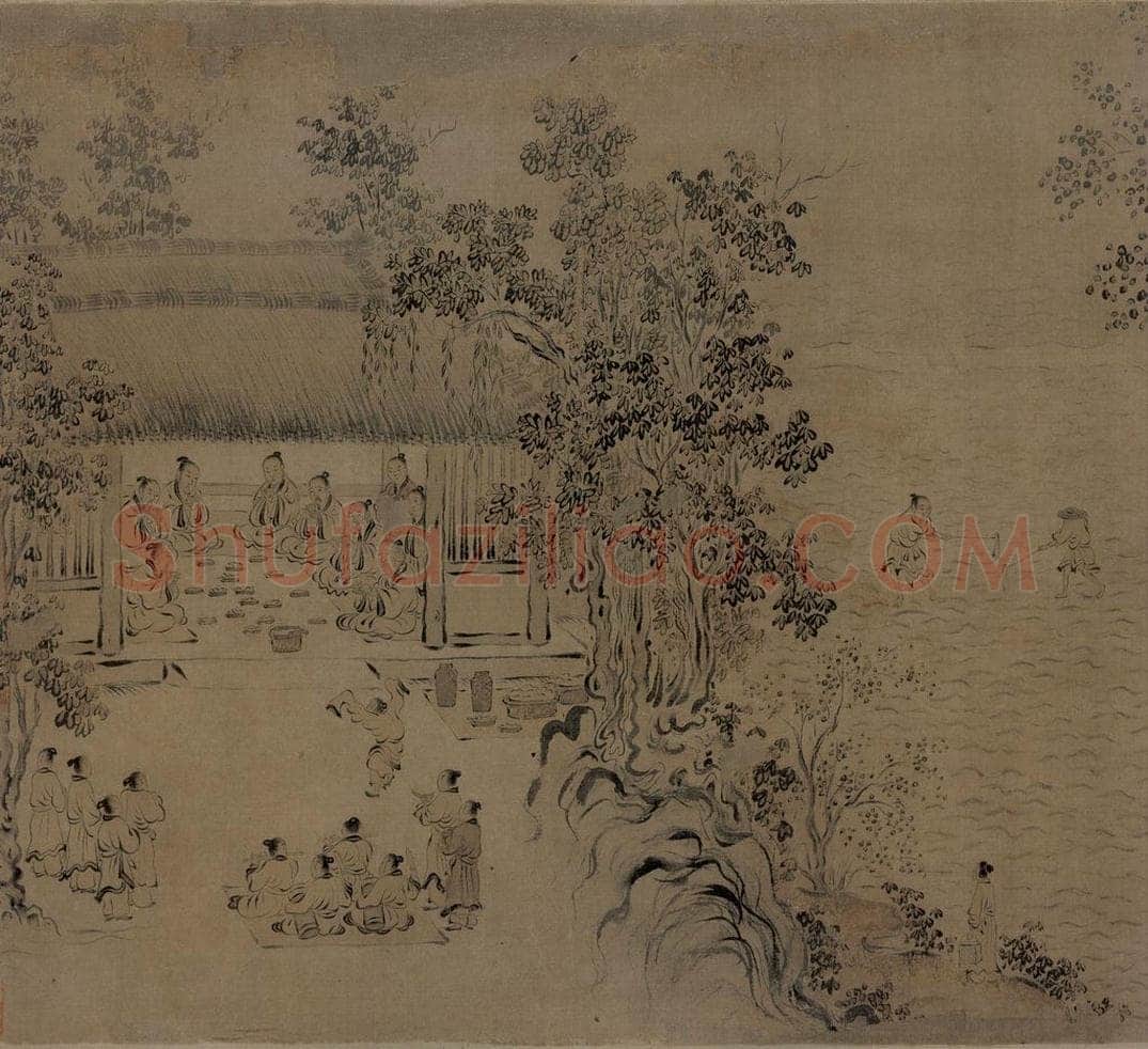 宋代 马和之 《诗经豳风图》 书画作品