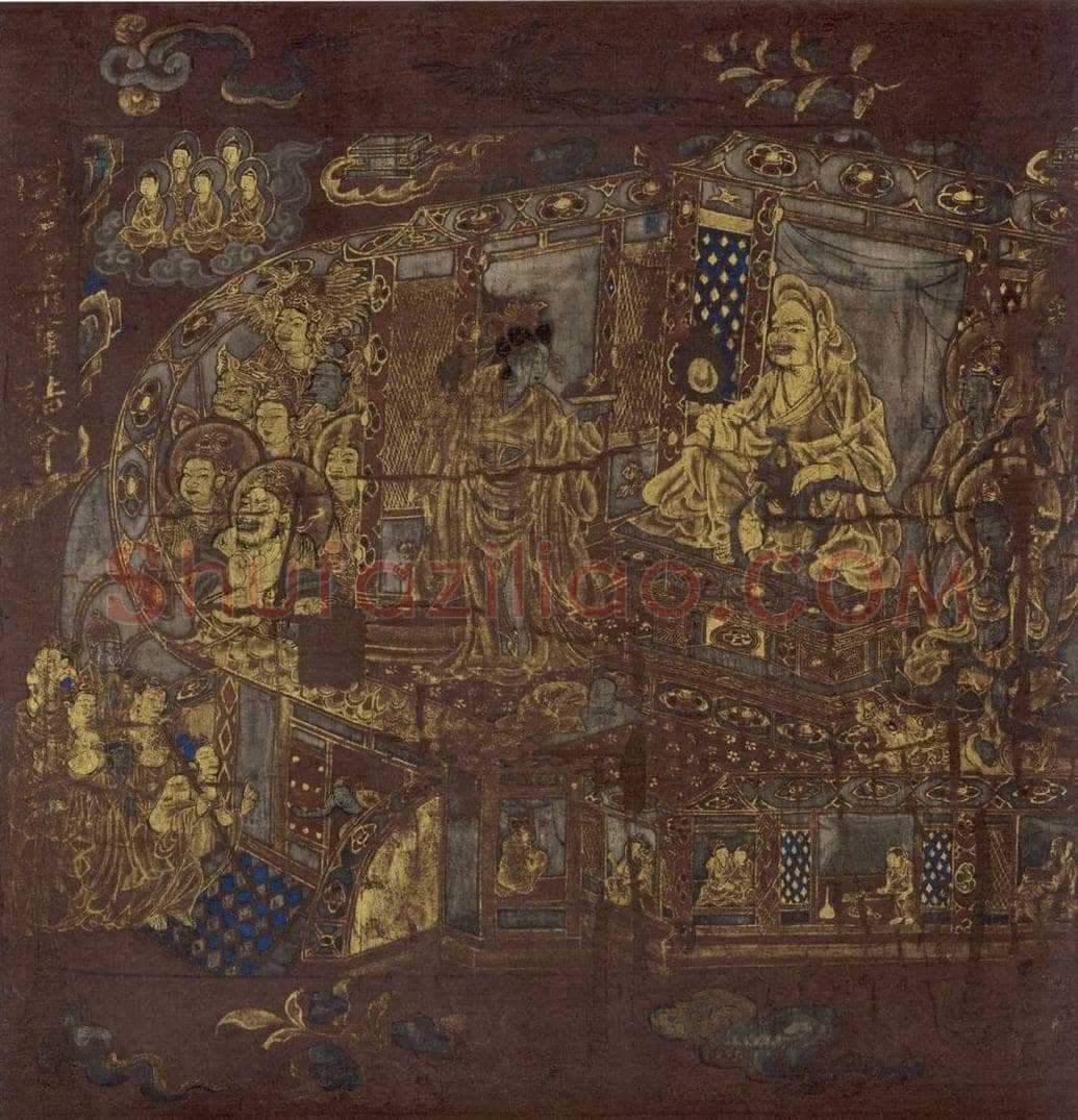 宋代 佚名 《维摩诘经图》 书画作品
