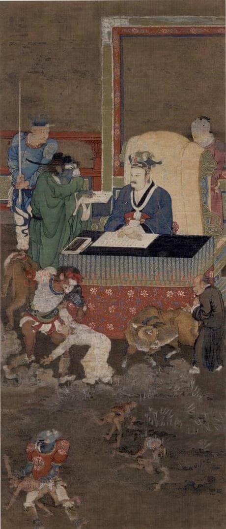 宋代 金处士 《十王图》 书画作品