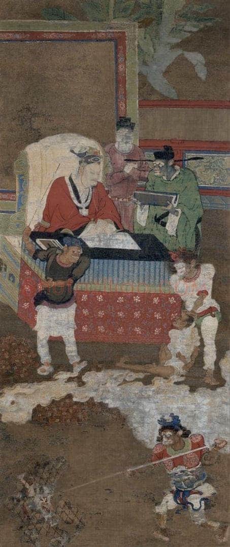 宋代 金处士 《十王图》 书画作品