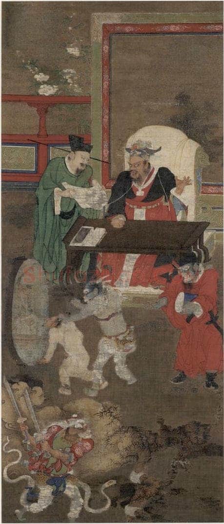 宋代 金处士 《十王图》 书画作品
