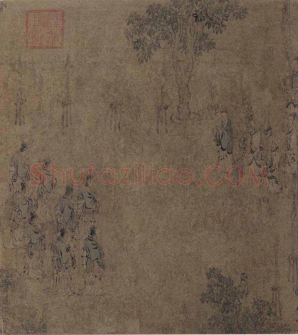 宋代 马和之 《诗经小雅鸿雁之什六篇图》 书画作品