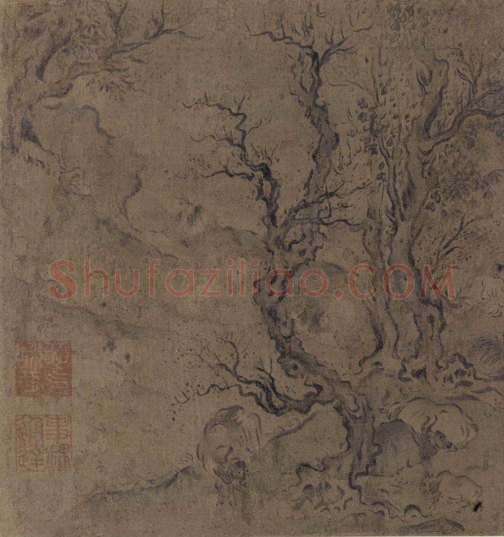 宋代 马和之 《诗经小雅鸿雁之什六篇图》 书画作品