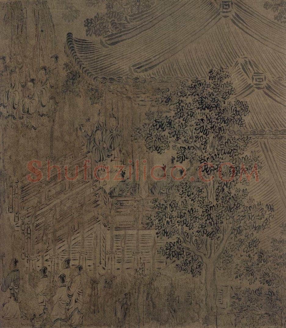 宋代 马和之 《诗经小雅鸿雁之什六篇图》 书画作品