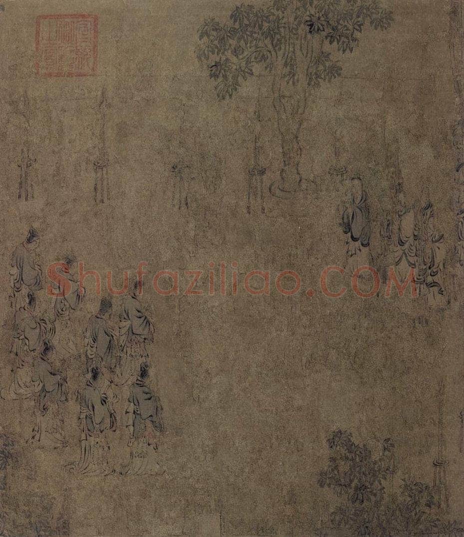 宋代 马和之 《诗经小雅鸿雁之什六篇图》 书画作品