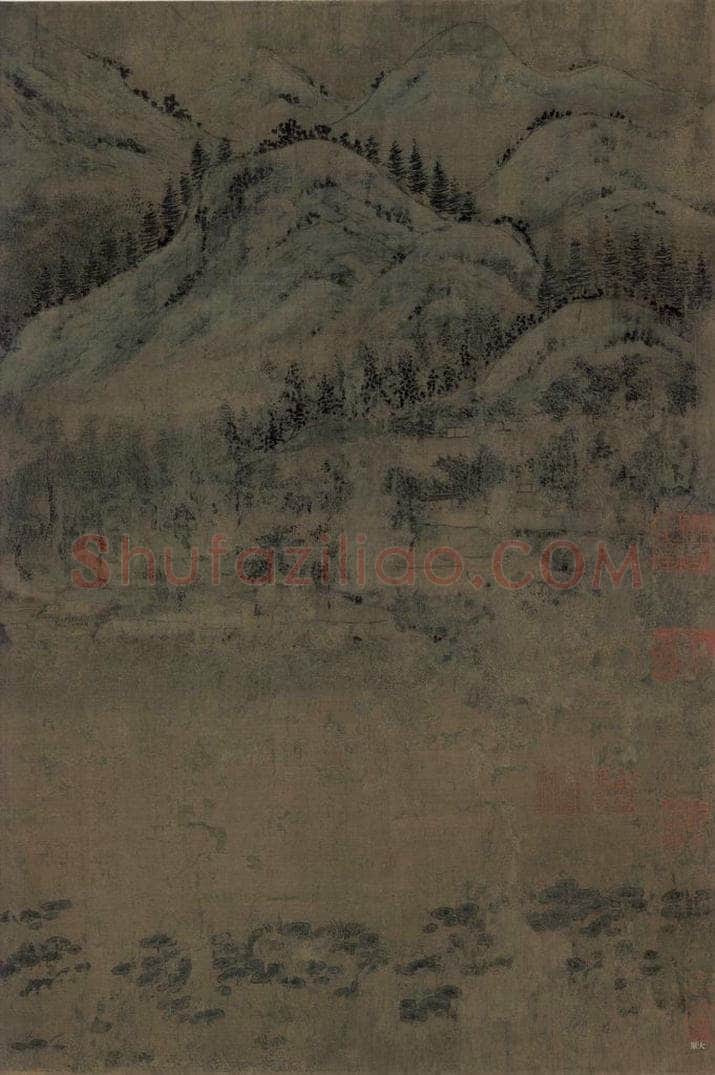 宋代 李结 《西塞渔社图》 书画作品