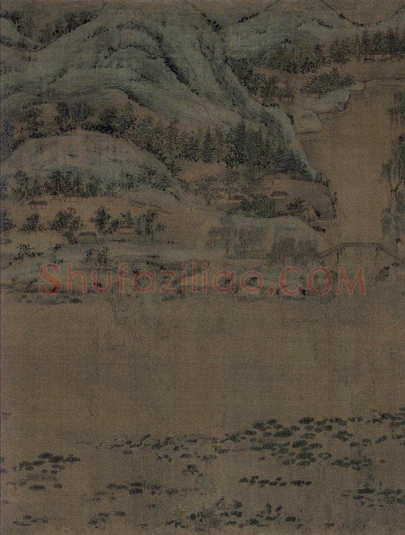 宋代 李结 《西塞渔社图》 书画作品