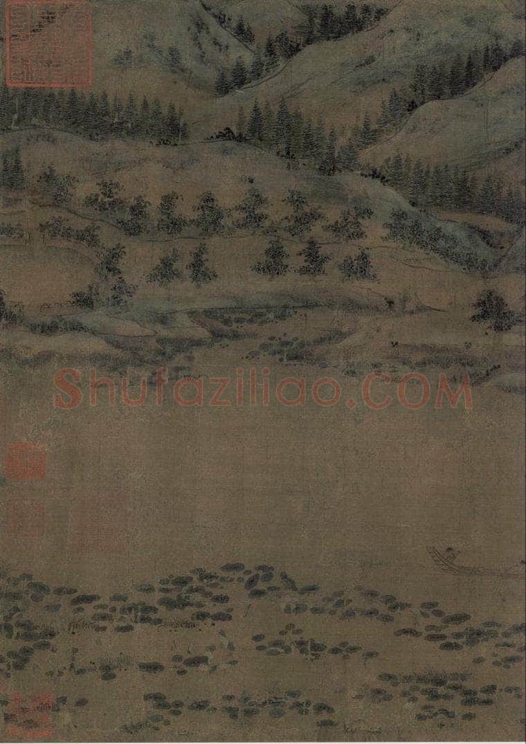 宋代 李结 《西塞渔社图》 书画作品