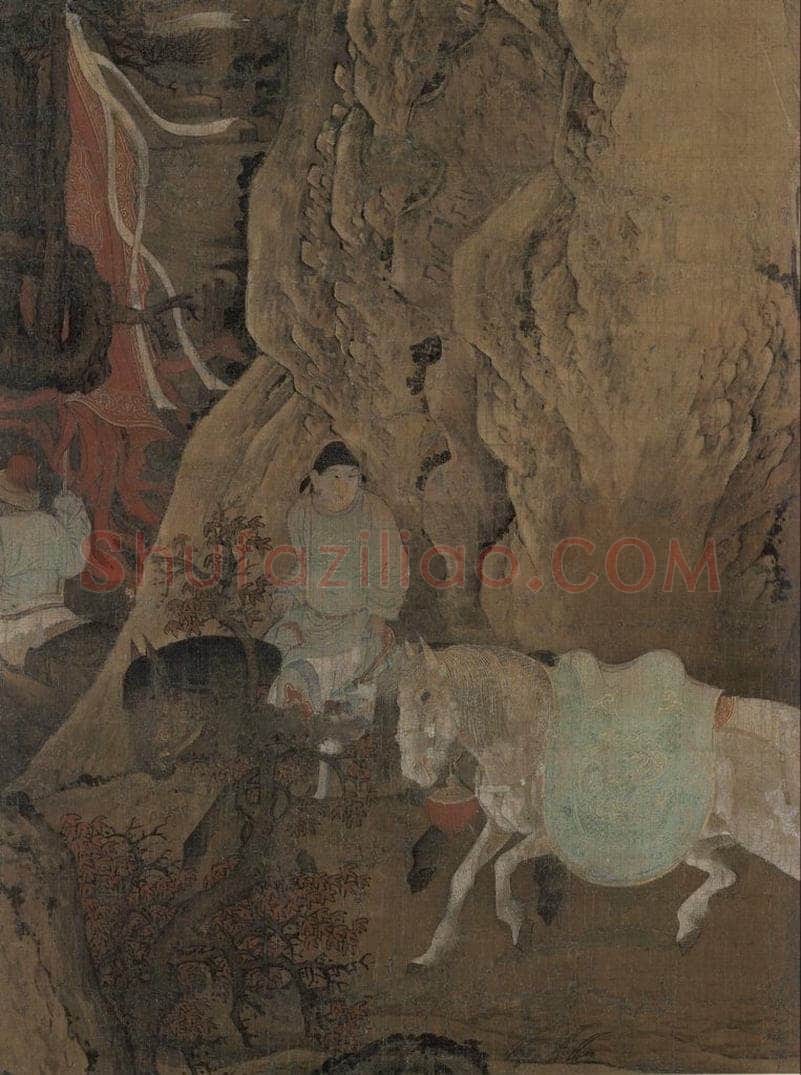 宋代 佚名 《明皇幸蜀图》 书画作品