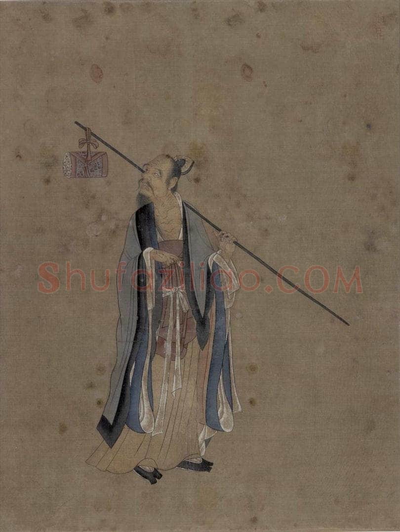 宋 王利用 写神老君别号事实图 书画作品