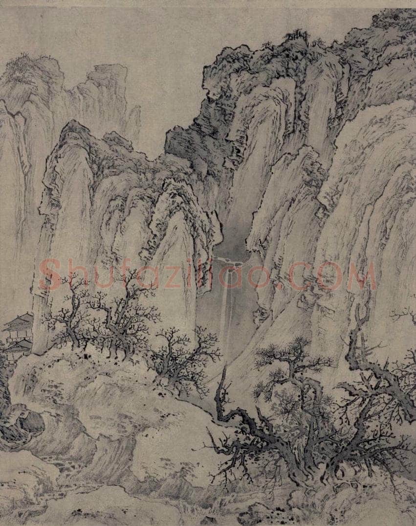 金 太古遗民 江山行旅图 书画作品