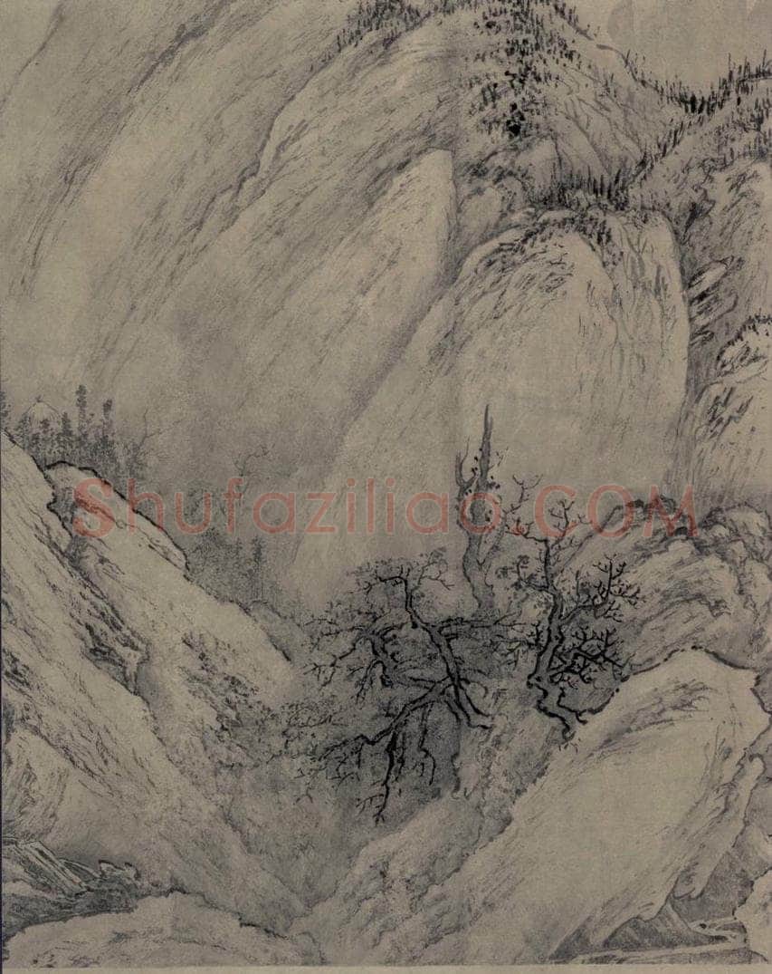 金 太古遗民 江山行旅图 书画作品