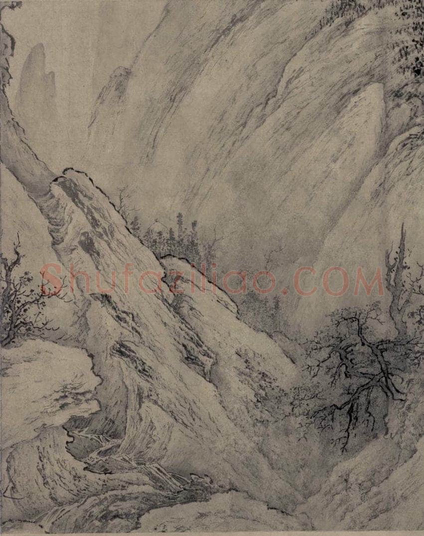 金 太古遗民 江山行旅图 书画作品