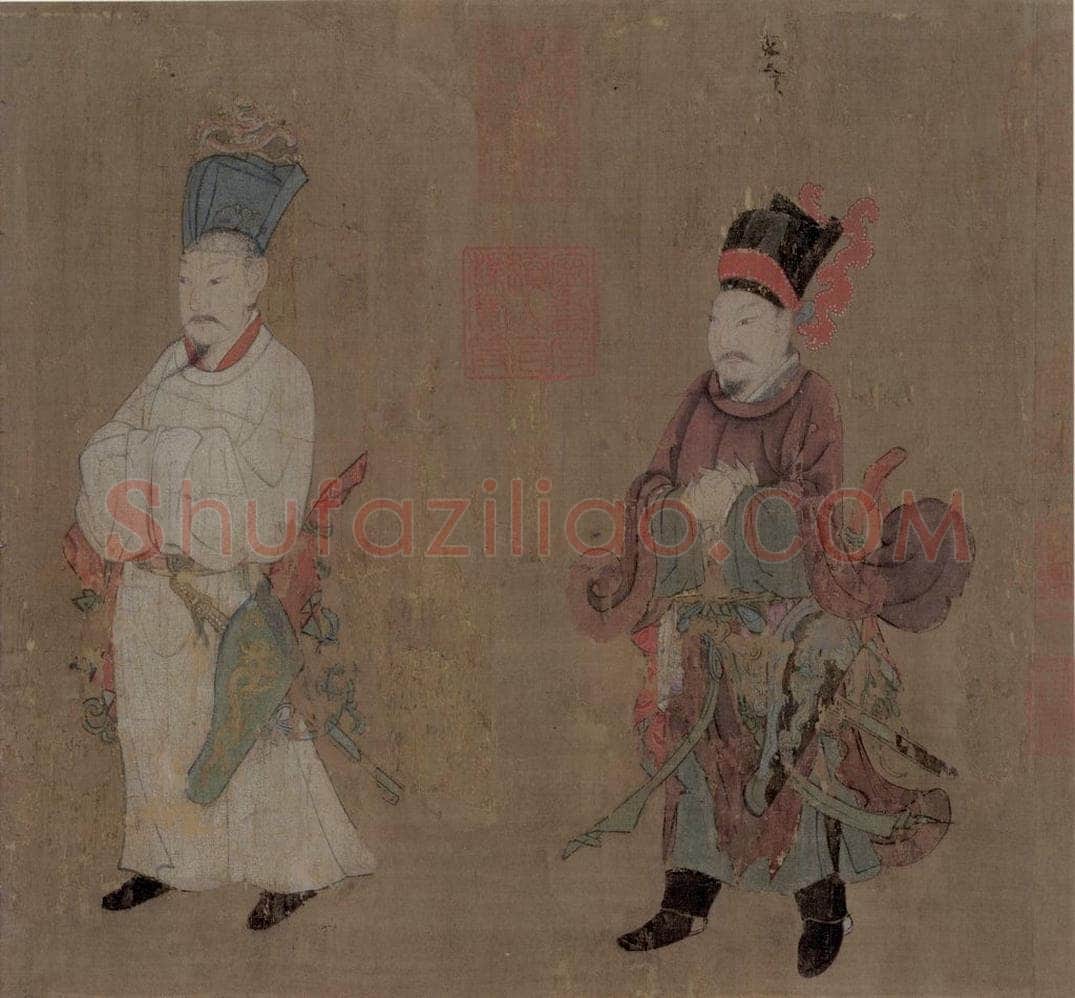 宋 佚名 八公图 书画作品